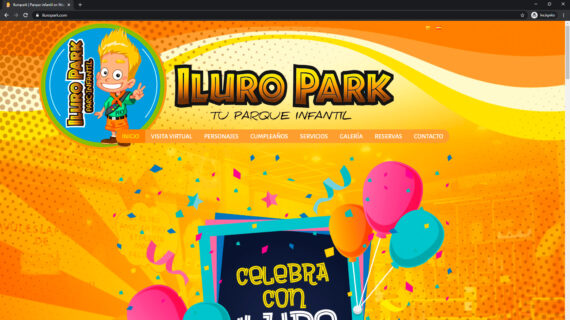 pagina web iluropark - parque infantil