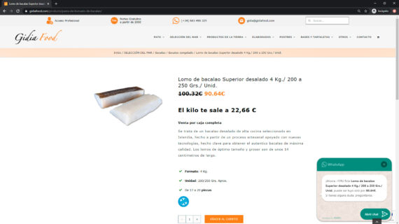 Productos de alimentación y gastronomía