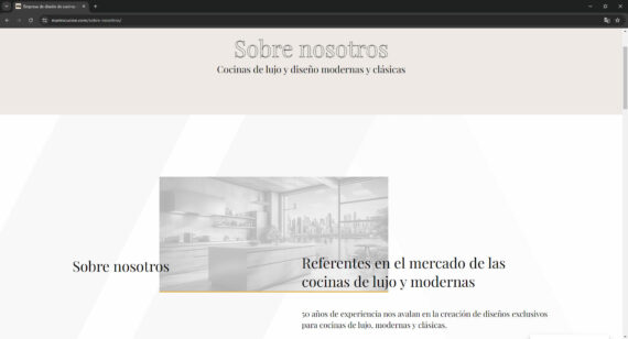 pagina web sobre nosotros 