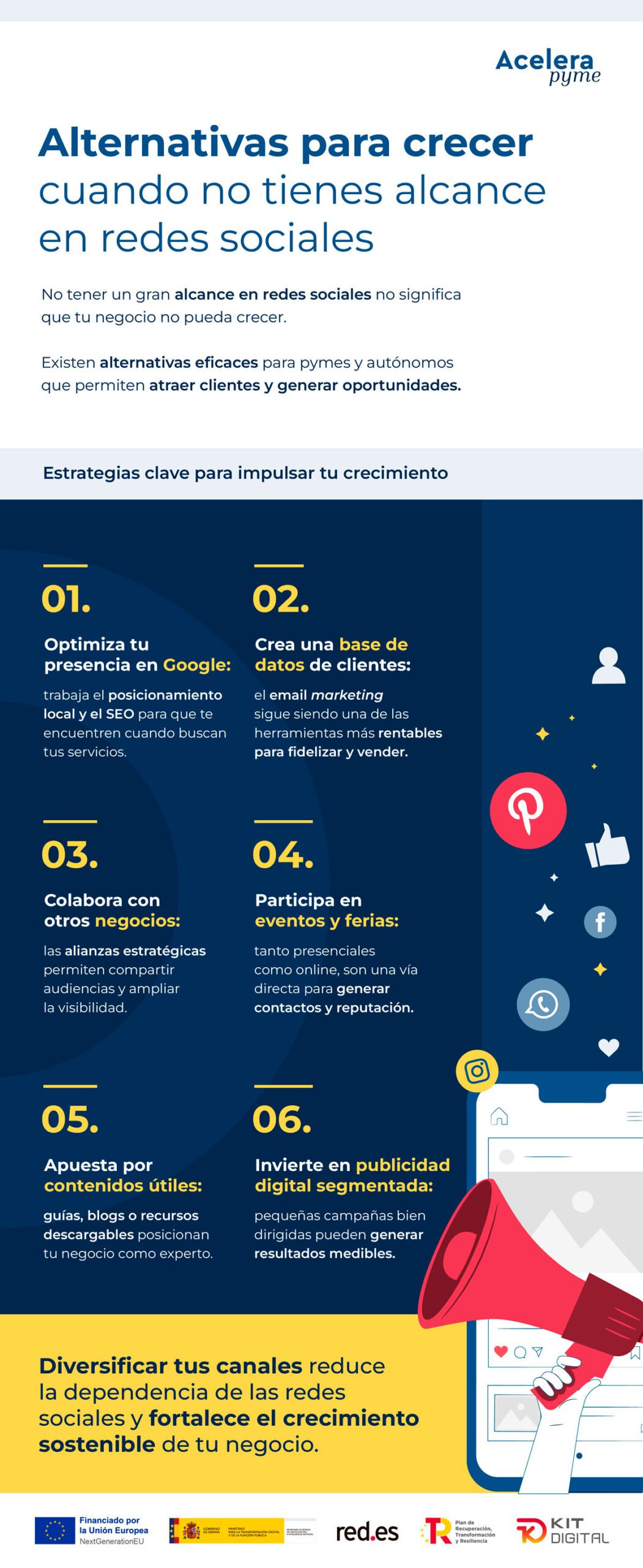 crecer tu negocio sin redes sociales | Servicios Informáticos en Mataró